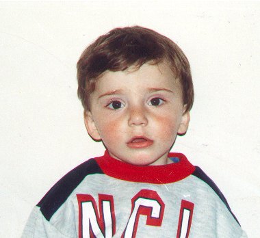Rinor Peci aged 4