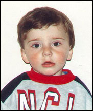 Rinor Peci aged 4